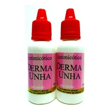 Combo 2 Vidros Tratamento Micoses De Unhas Derma Unha X Foto  mini 1