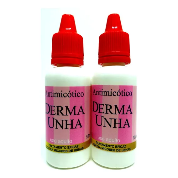 Combo 2 Vidros Tratamento Micoses De Unhas Derma Unha X Foto 1