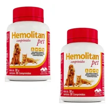 Combo 2un Suplemento Hemolitan Pet 30cps - Vetnil Foto mini 1
