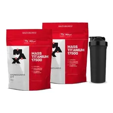 Combo 2x Mass Titanium 17500 - 3kg + - Max Titanium Sabor Chocolate Foto mini 1