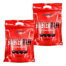 Combo 2x Sinister Mass 3kg Hipercalórico Sabor Chocolate Integral Médica Foto mini 1