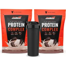 Combo - 2x Whey Protein Complex 1.800g Cada - New Millen Sabor Morango Foto mini 1