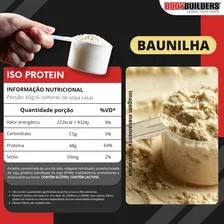 Combo 2x Whey Protein Isolado 2kg Bodybuilders Total 4kg Sabor Baunillha Foto mini  2