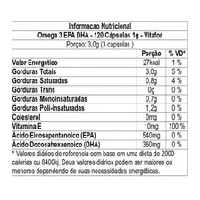 Combo 3 - Omegafor - 120 Cápsulas 1g - Vitafor Foto mini 4