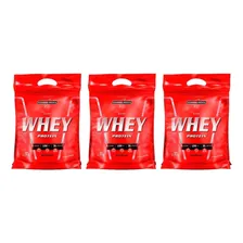 Combo 3x Nutri Whey Refil - 907g - Integral Medica Sabor Chocolate Foto mini 1