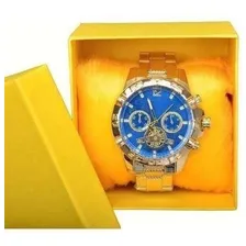 Combo 4 Relógios Atacado Misto + Caixa Luxo Pulseira Correia Masculino Foto  mini 1