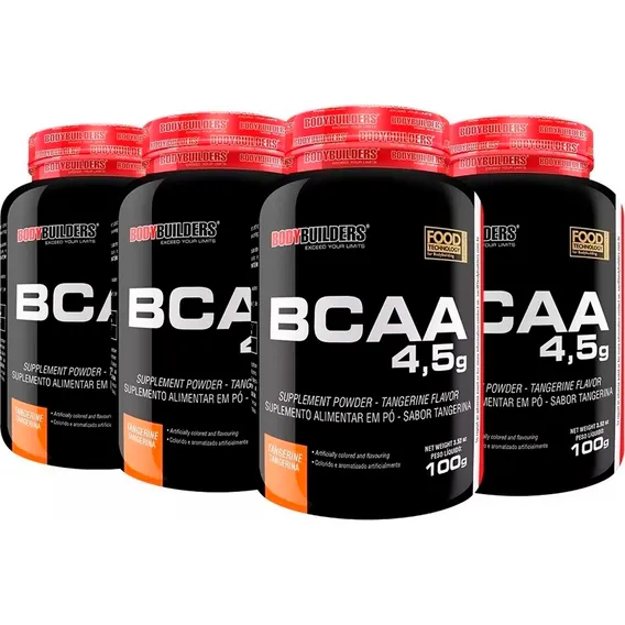 Combo 4x Bcaa 4,5 100g - Sabor Natural Foto 1