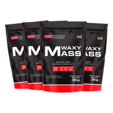 Combo 4x Hipercal贸rico Waxy Mass 3kg - Bodybuilders Sabor Chocolate Foto mini 1