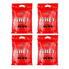 Combo 4x Nutri Whey 907 Morango - Integralmedica Foto mini 1