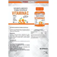 Combo 4x Vitamina C 1000mg + Zinco Pote Com 60 Capsulas Foto mini 3