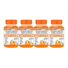 Combo 4x Vitamina C 1000mg + Zinco Pote Com 60 Capsulas Foto mini 1