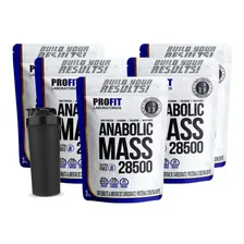 Combo 5x Hipercal贸rico Anabolic Mass 28500 3kg - Profit Labs Sabor Baunilha Foto mini 1