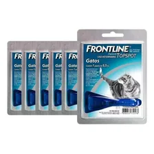 Combo 6 Frontline Topspot Gatos Antipulgas E Carrapatos Foto  mini 1