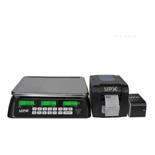 Combo Balança Etiquetadora Wifi 30kg Wind C3r Foto 1