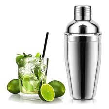 Combo Bartender Profissional Coqueteleira 500ml + 4 Peças Cor Prateado Foto mini 2