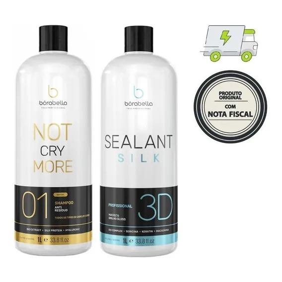 Combo Borabella 3d Selagem S/ Formol + Shampoo Antiresiduos Foto 1