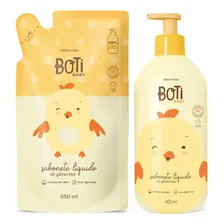 Combo Boti Baby: Sabonete Líquido De Glicerina 400ml + Refil Foto mini 1