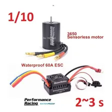Combo Brushless Motor 3650 / Esc 60 A Automodelo Escala 1/10 Foto mini 2