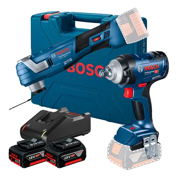 Combo Chave Impacto Multiferramenta Bosch Bateria 18v Foto 1