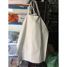 Combo Com 3 Avental Branco Impermeável Pvc de Cozinha, Açougue, Peixaria, Churrasco Foto mini  3