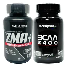Combo Crescer Músculos Rápido (mais Ganho Seco) Bcaa + Zma Sabor Sem Sabor Foto mini 1