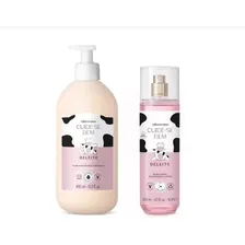 Combo Cuide-se Bem Deleite: Loção Corporal + Body Splash Fragrância Baunilha Caramelada Foto mini 1