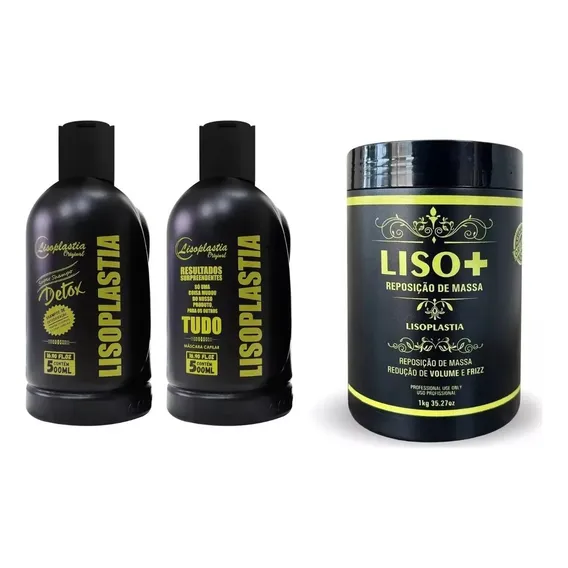 Combo Da Beleza Lisoplastia 3 Produtos Foto 1