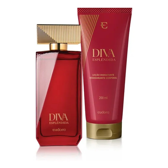 Combo Diva Esplêndida: Desodorante Colônia 100ml Eudora Fragrância Perfumado Foto 1