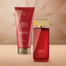 Combo Diva Esplêndida: Desodorante Colônia 100ml Eudora Fragrância Perfumado Foto mini  2