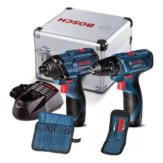 Combo Furadeira Gsr 120-li/parafusadeira Gdr120-li - Bosch Foto 1