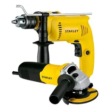 Combo Furadeira Impacto + Esmerilhadeira Shg6070ka Stanley 220V Foto mini  2