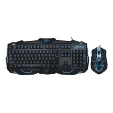 Combo Gamer Teclado E Mouse 2000dpi Led Usb Tc195 Multilaser Cor do mouse Preto Foto mini  2