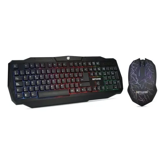 Combo Gamer Teclado E Mouse Dazz Battlefire - 624651 + Foto 1