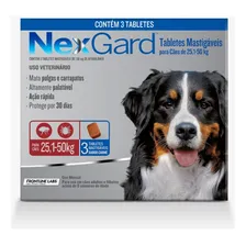 Combo Kit 9 Nexgard Antipulga Carrapato P/ Cães 25,1 A 50kg Foto mini 2