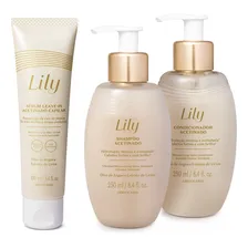 Combo Lily Acetinados: Shampoo 250ml + Condicionador 250ml Foto mini 1