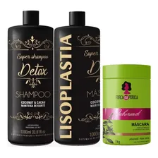 Combo Lisoplastia Gold 2x1 L Sem Formol + Mascara Jaborandi Foto  mini 1