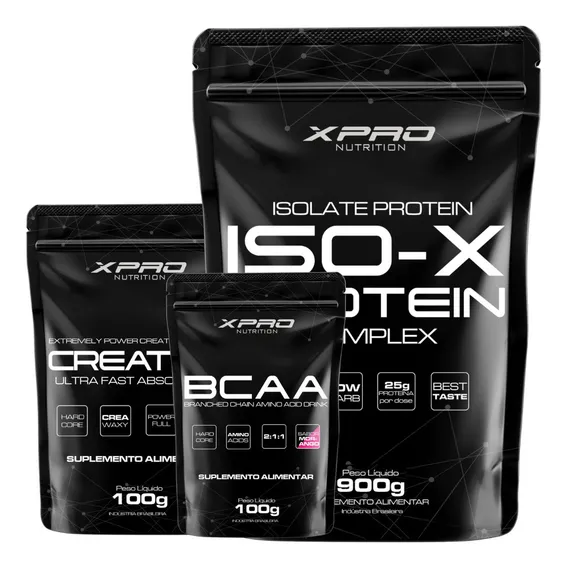 Combo Massa Muscular E Massa Magra Whey Isolado E Concetrado Sabor Chocolate Foto 1