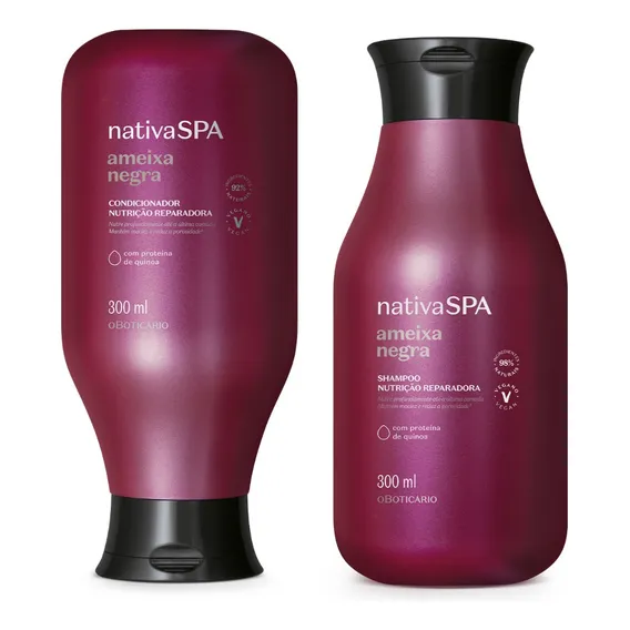 Combo Nativa Spa Ameixa Negra: Shampoo+ Condicionador Foto 1