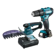 Combo Parafusadeira Hp333dwyx3 + Aparador Uh201dz 12v Makita Foto mini 1