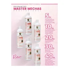 Combo Po Descolorante + Ox 40 Master Mechas Robson Peluquero Tom P贸 Branco Foto mini 2