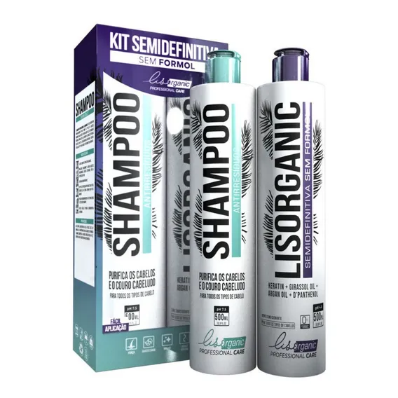 Combo Progressiva + Shampoo Tr贸ia Alisa 100% Sem Formol Foto 1