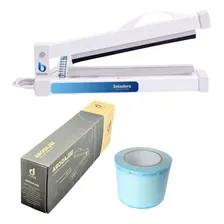 Combo Seladora P/ Autoclave Com Rolo De Papel Grau Cirúrgico 110v/220v Foto mini  2