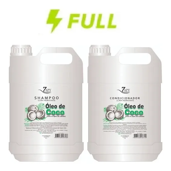 Combo Shampoo +condicionar Galão 5 Litros De Coco Lavatorio Foto 1