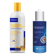 Combo Shampoo Hexadene 250ml + Hidrapet 100g Foto mini 1