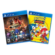 Combo Sonic Forces + Sonic Mania Ps4 Midia Fisica Foto mini 1