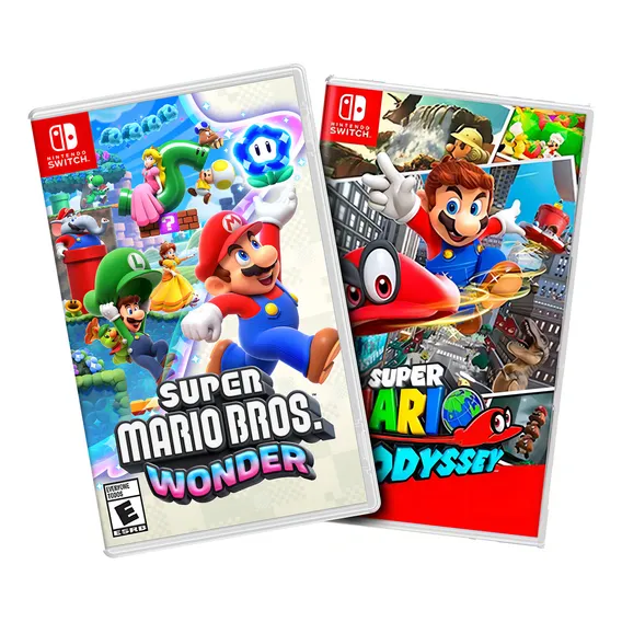Combo Super Mario Bros Wonder E Super Mario Odyssey Switch Foto 1
