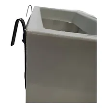 Combo Suporte + Vaso Floreira Para Plantas Jardim Vertical Cor Cinza Liso Foto mini 4