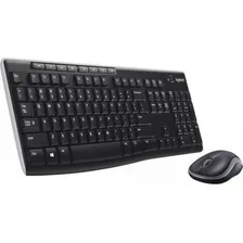 Combo Teclado E Mouse Sem Fio Logitech Mk270 Preto Foto mini 3