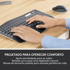 Combo Teclado e Mouse sem fio Logitech MK850 com Pilha Inclusa Foto mini 3