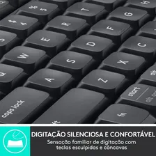 Combo Teclado e Mouse sem fio Logitech MK850 com Pilha Inclusa Foto mini 4